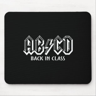 Mousepad Professor Divertido Abcd Rocks Byck Para a Escola