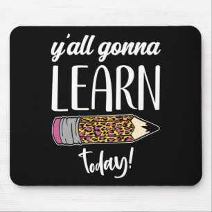 Mousepad Professor divertido de volta à escola Vocês vão ap