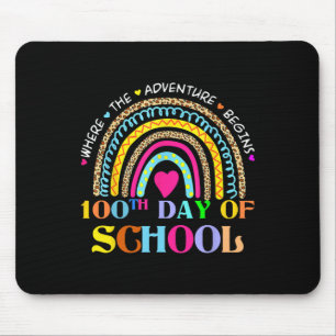 Mousepad Professor Do Dia Da Escola - 100 Dias Mais Intelig