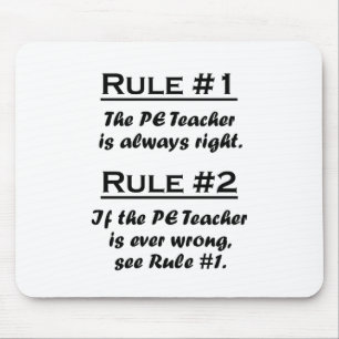 Mousepad Professor do PE da regra