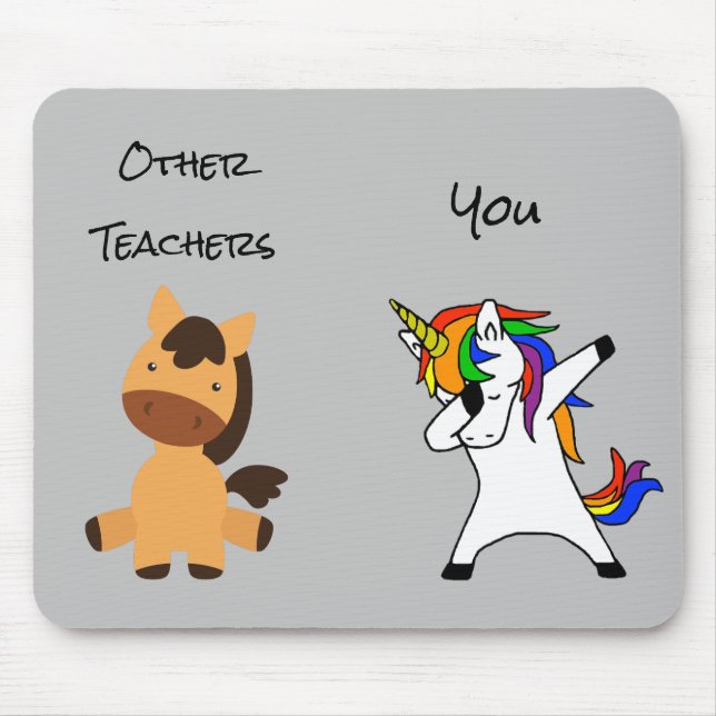 Mousepad Professor Ensinando Presente Engraçado de Cavalo U (Frente)