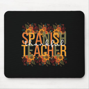 Mousepad Professor espanhol de Ação de Graças - Ação de Gra