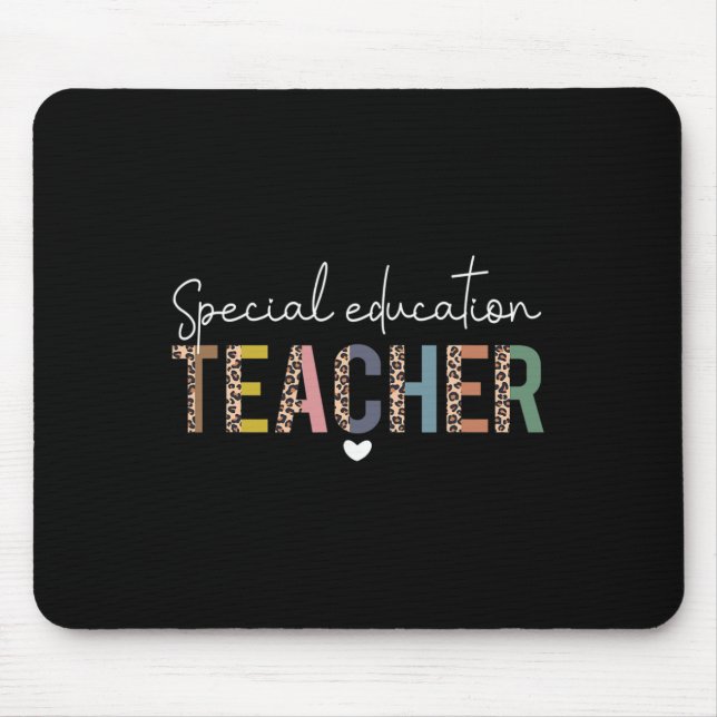 Mousepad Professor Especial De Educação Do Sped Leopard Boh (Frente)