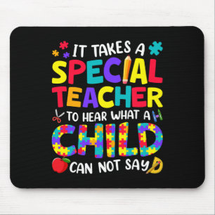 Mousepad Professor Especial Para Ouvir O Que Um Autismo Inf