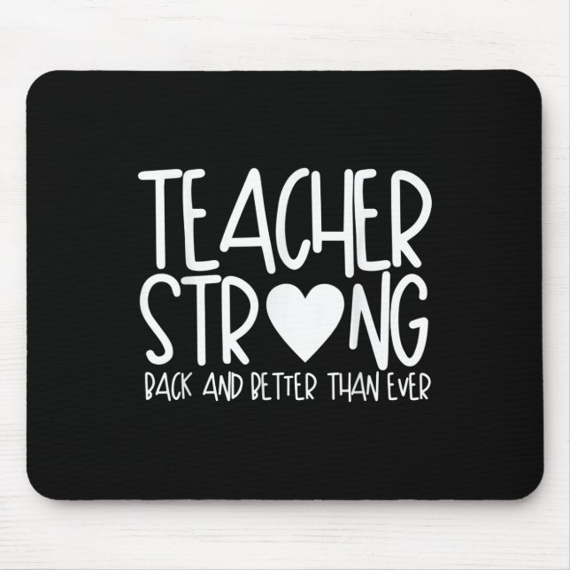 Mousepad Professor Forte - Para Trás E Melhor Que Nunca - P (Frente)