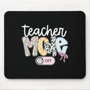 Mousepad Professor Modo Feliz No Último Dia Da Escola Verão
