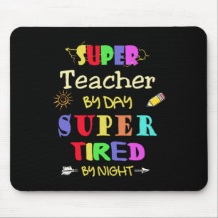 Mousepad Professor Por Dia Super Cansado Pela Escola Noturn