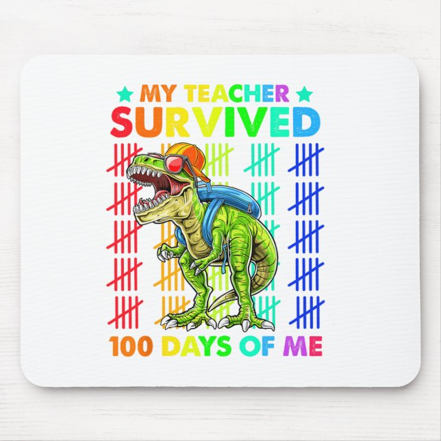 Mousepad Professor Sobreviveu A 100 Dias Do Meu 100º Dia Da (Frente)