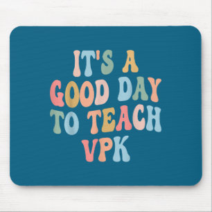 Mousepad Professor Vpk De Volta à Escola Primeiro Dia De Pr