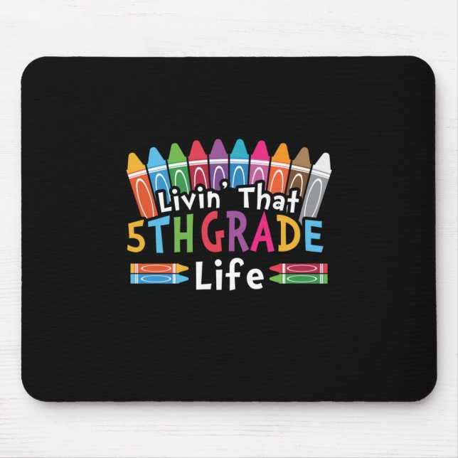 Mousepad Professora 5 Vivendo Essa Vida 5 (Frente)