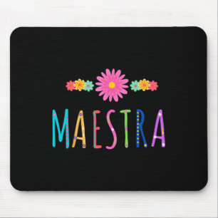 Mousepad Professora Cinco De Mayo Espanhol Mexicano Costas