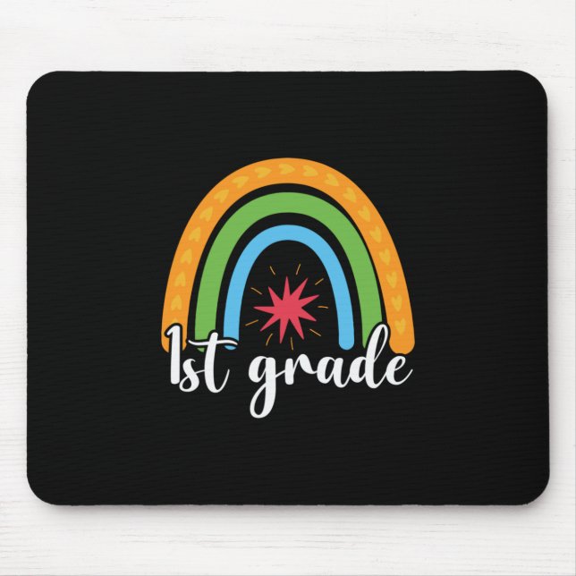 Mousepad Professora Da Classe 1rua Grau Arco-Íris 1rua Love (Frente)