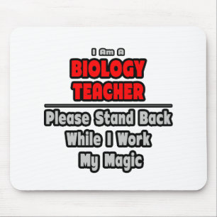 Mousepad Professora de Biologia... Trabalha Na Minha Magia.