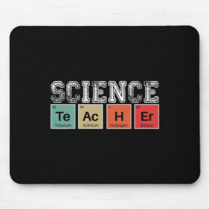 Mousepad Professora De Ciências Mesas Periódicas De Volta A