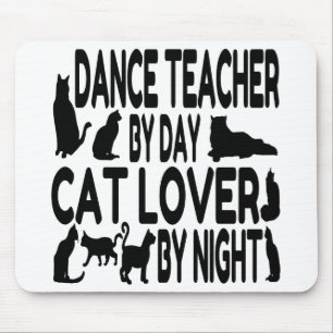 Mousepad Professora de dança do Cat Lover
