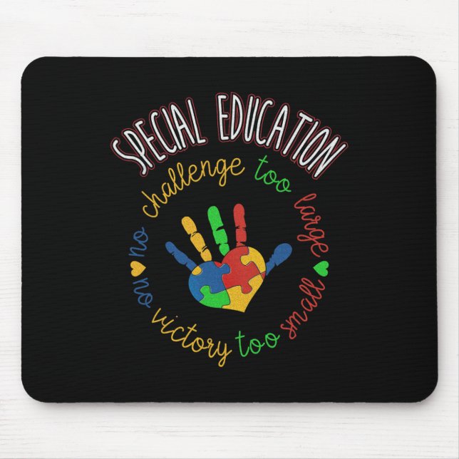 Mousepad Professora de Educação Especial e Consciência do A (Frente)