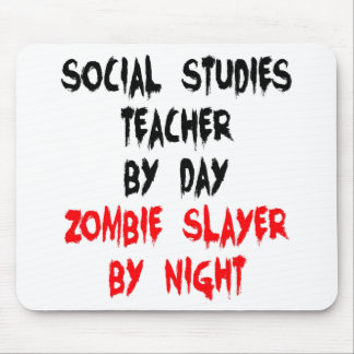 Mousepad Professora de Estudos Sociais Zombie Slayer