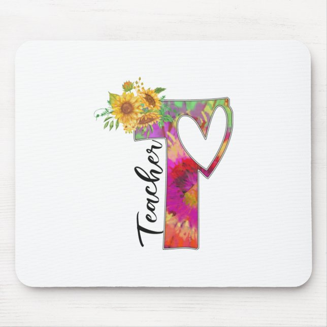 Mousepad Professora de Flores de Arte (Frente)