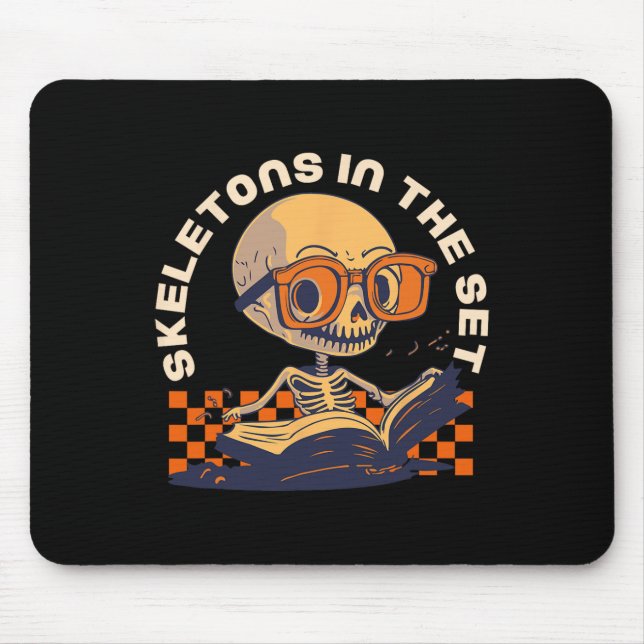 Mousepad Professora de Matemática Halloween Comstume Cai Pu (Frente)