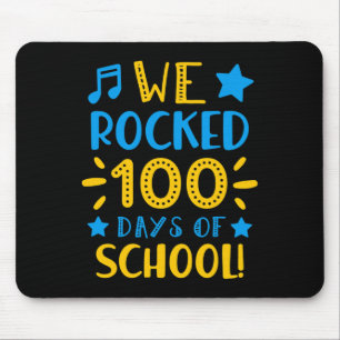 Mousepad Professora De Música - Feliz 100º Dia Da Escola Qu