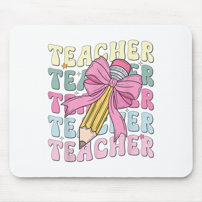 Mousepad Professora De Volta À Escola Professores Coquette  (Frente)