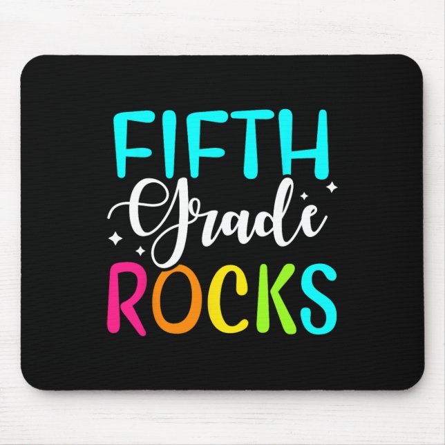 Mousepad Professora do 5 da Equipe Rocks do 5º ano (Frente)