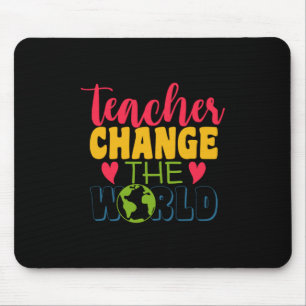 Mousepad Professora do Dia do Professor Muda o Mundo
