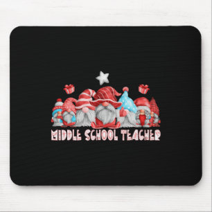 Mousepad Professora Do Ensino Médio Trabalho De Natal Gnomo