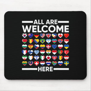 Mousepad Professora do ESL Todos São Bem-Vindo Aqui Para O 