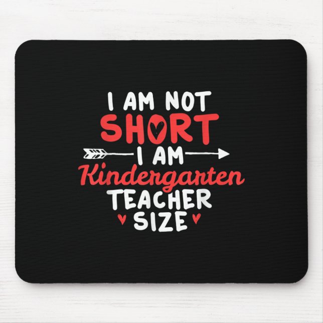 Mousepad Professora Do Jardim De Infância De Volta À Escola (Frente)