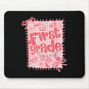 Mousepad Professora do Primeiro Ano Laço Coquete Limão Prim