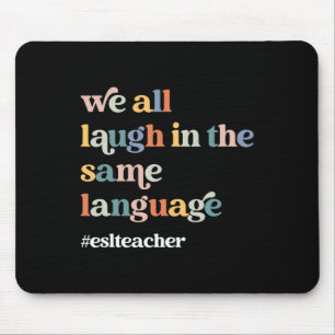 Mousepad Professora ESOL — Estudante do ESL — Fofo de volta