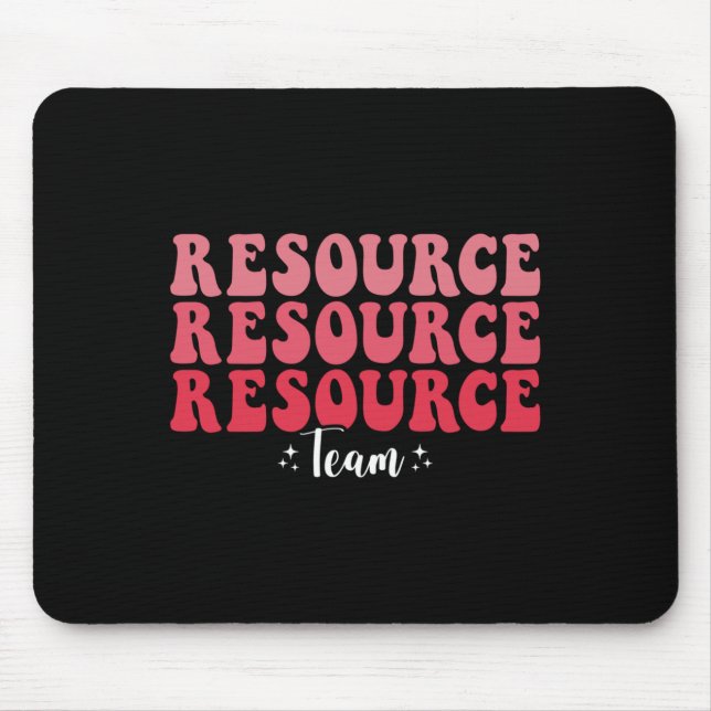 Mousepad Professora Especial De Educação Da Equipe De Recur (Frente)