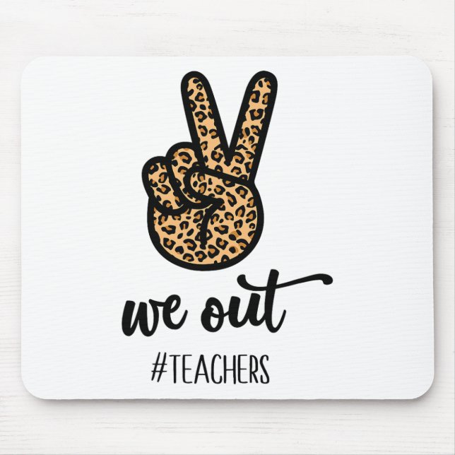 Mousepad Professora Feliz No Dia Passado As Mulheres Na Esc (Frente)