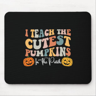 Mousepad Professora Halloween Cutest Pumpkins Retro Profess