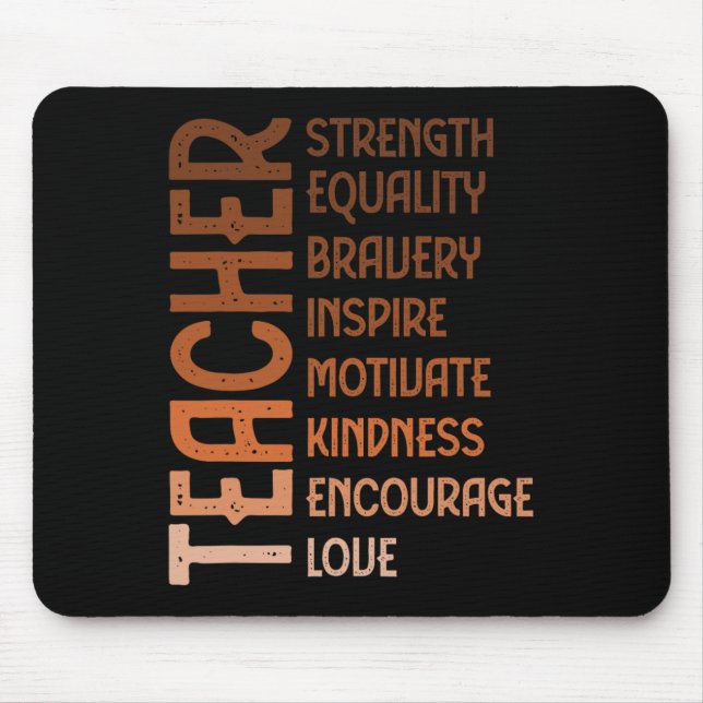 Mousepad Professora História Negra Mês 1990 Mulheres Negras (Frente)