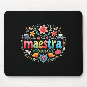 Mousepad Professora mexicana espanhola Maestra Cin de Profe