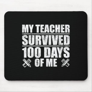 Mousepad Professora Sobreviveu A 100 Dias De Eu Estudioso