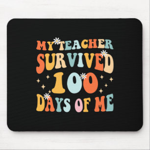 Mousepad Professora Sobreviveu A 100 Dias De Mim Divertido