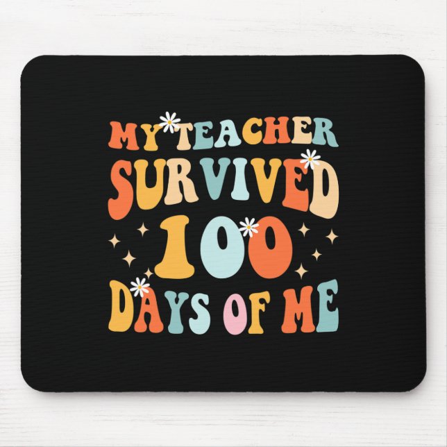 Mousepad Professora Sobreviveu A 100 Dias De Mim Divertido  (Frente)