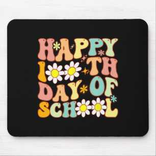 Mousepad Professores Crianças Retro Groovy 100 Dias Feliz 1