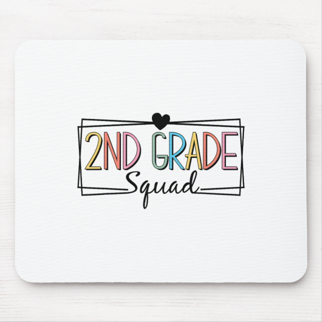 Mousepad Professores da Turma do Segundo Ano Crianças da 2ª (Frente)