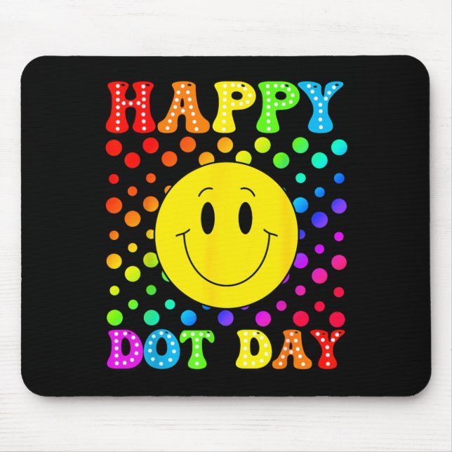 Mousepad Professores de Bolinhas Divertidas Coloridas Menin (Frente)