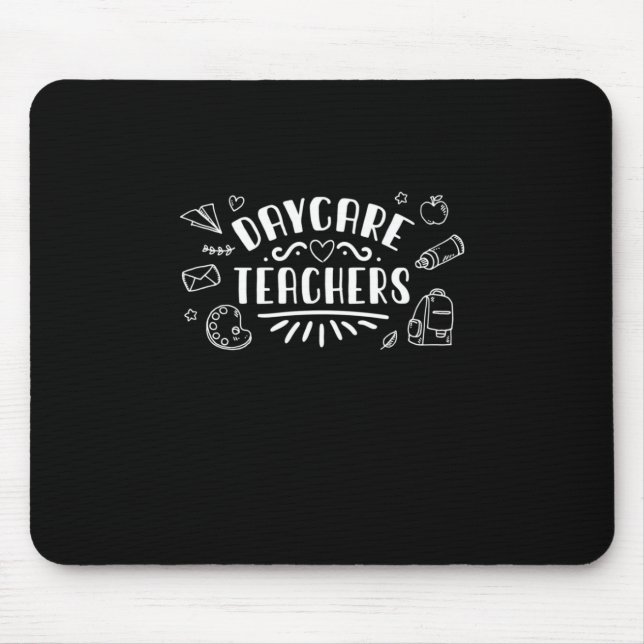 Mousepad Professores de creche (Frente)
