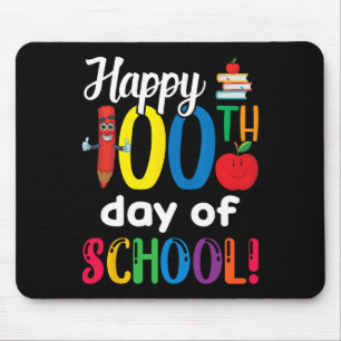 Mousepad Professores De Crianças Felizes No 100º Dia Da Esc