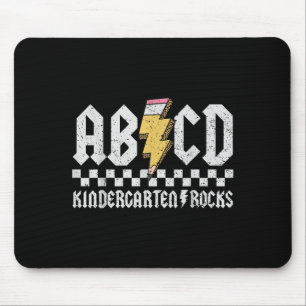 Mousepad Professores De Lâmpadas De Lápis Do Jardim Infanti