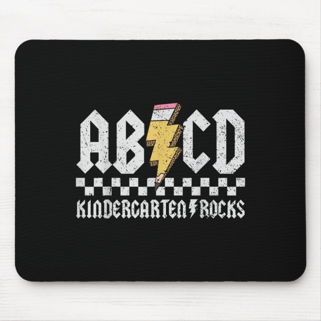 Mousepad Professores De Lâmpadas De Lápis Do Jardim Infanti (Frente)
