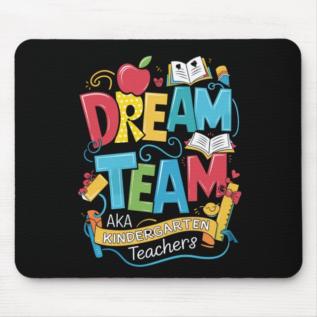 Mousepad Professores do Jardim de Infância do Dream Team de (Frente)