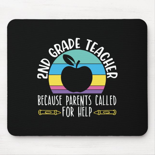 Mousepad Professores Do segundo Grau Camisas Que Eu Amo Meu (Frente)