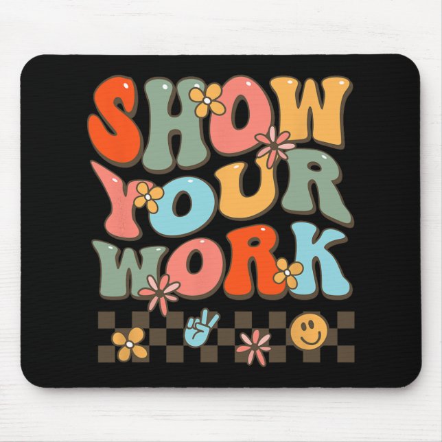 Mousepad Professores do seu trabalho Mulheres Ensinam Histó (Frente)